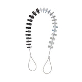 Nuts Screwbolts Thread Checker 26 Male Female Thread Identification Tool with 14 Inch and 12 Metric Gauges - Extra Image