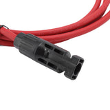 Solar Panel PV Cable Black Red Solar Panel Extension Cable with Male and Female Connectors 2m - Extra Image
