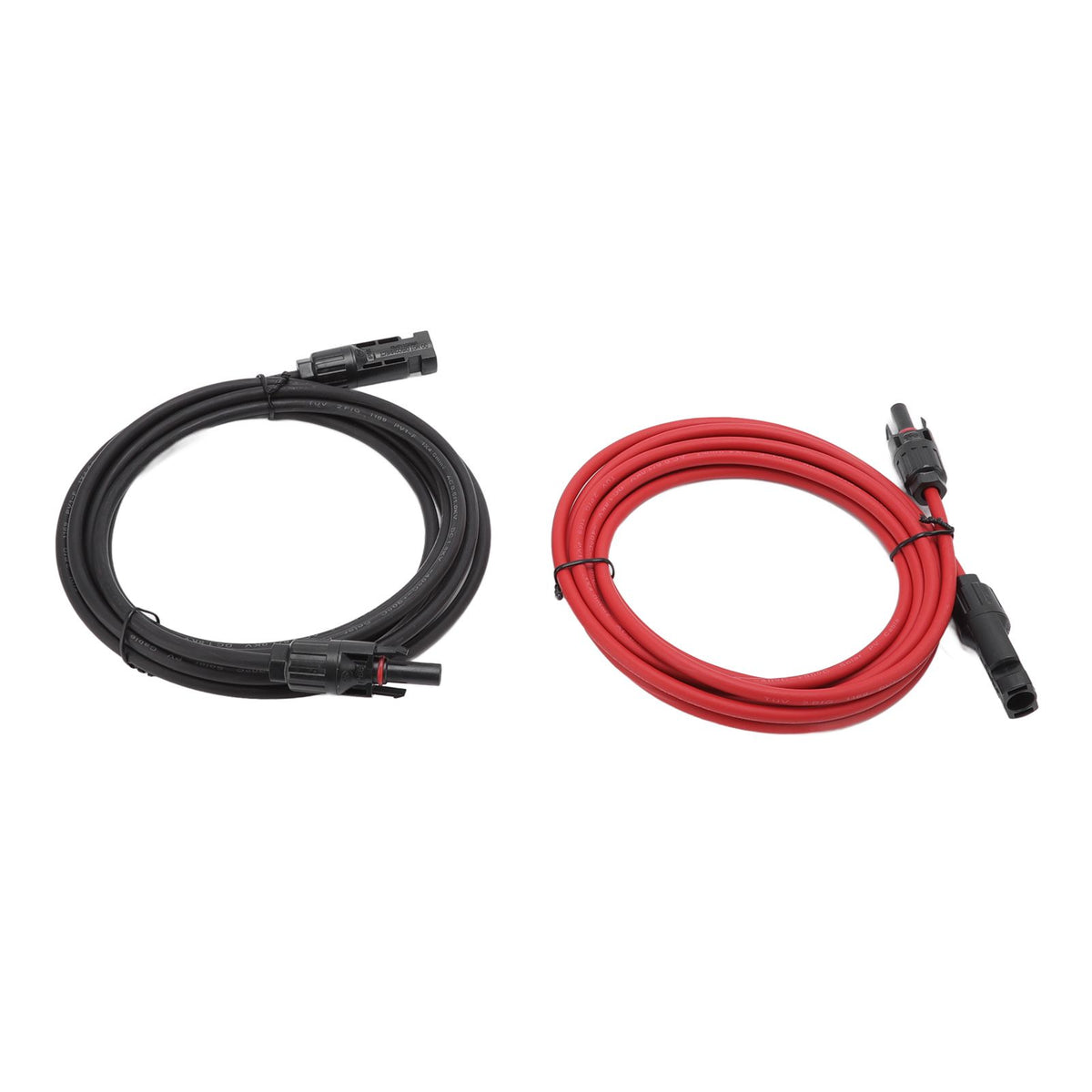 Solar Panel PV Cable Black Red Solar Panel Extension Cable with Male and Female Connectors 3m