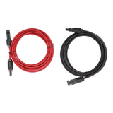Solar Panel PV Cable Black Red Solar Panel Extension Cable with Male and Female Connectors 3m