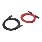 Solar Panel PV Cable Black Red Solar Panel Extension Cable with Male and Female Connectors 3m