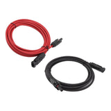 Solar Panel PV Cable Black Red Solar Panel Extension Cable with Male and Female Connectors 3m