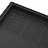 4pcs Furniture Riser Black Enlarged Widened Rectangle Rubber 3in Furniture Leg Mat for Home - Extra Image