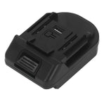 Battery Adapter Converter ABS with USB Interface 18V to 20V Battery Converter Adapter for Electric Tool
