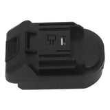 Battery Adapter Converter ABS with USB Interface 18V to 20V Battery Converter Adapter for Electric Tool