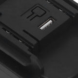 Battery Adapter Converter ABS with USB Interface 18V to 20V Battery Converter Adapter for Electric Tool