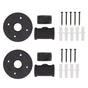 2 Sets Single Bottle Wine Rack Iron Wall Mounted Hanging Wine Display Holder for Bar Home Decoration