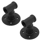 2 Sets Single Bottle Wine Rack Iron Wall Mounted Hanging Wine Display Holder for Bar Home Decoration