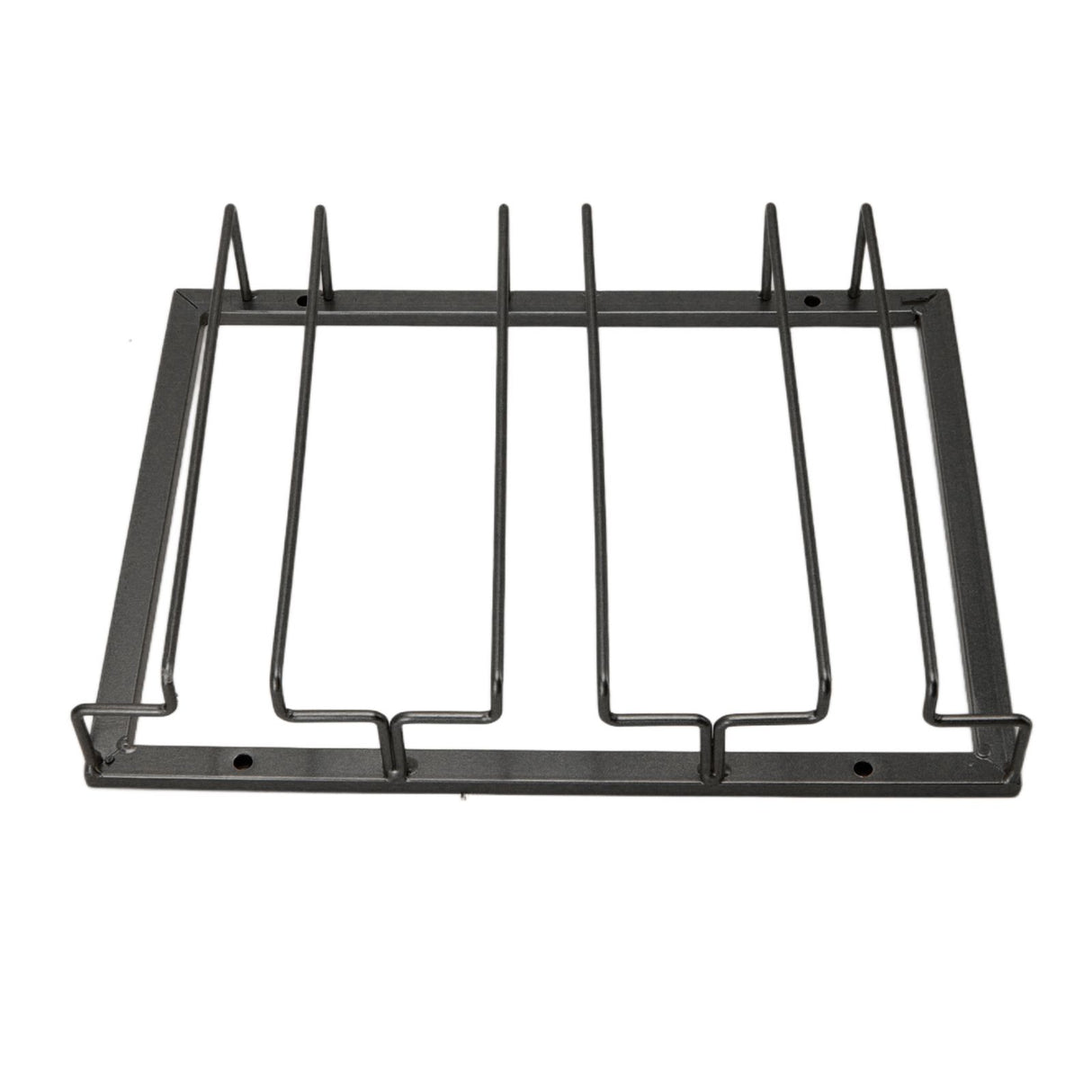 Iron Art Upside Down Wine Glass Holder European Style Hanging Wine Glass Rack Under Cabinet Black