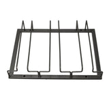 Iron Art Upside Down Wine Glass Holder European Style Hanging Wine Glass Rack Under Cabinet Black