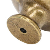 2 Sets Antique Furniture Hardware Handle Knob Zinc Alloy Round Single Hole Cabinet Door Handle Copper White