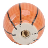 3 Set Basketball Cabinet Kitchen Home Knobs Ball Type Single Hole Drawer Ceramic Handle - Extra Image