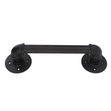Door Pull Handle Simple Industrial Retro European Style Black Iron Decorative Practical Barn Door Handle for Home