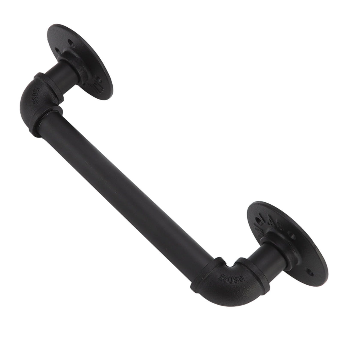 Door Pull Handle Simple Industrial Retro European Style Black Iron Decorative Practical Barn Door Handle for Home