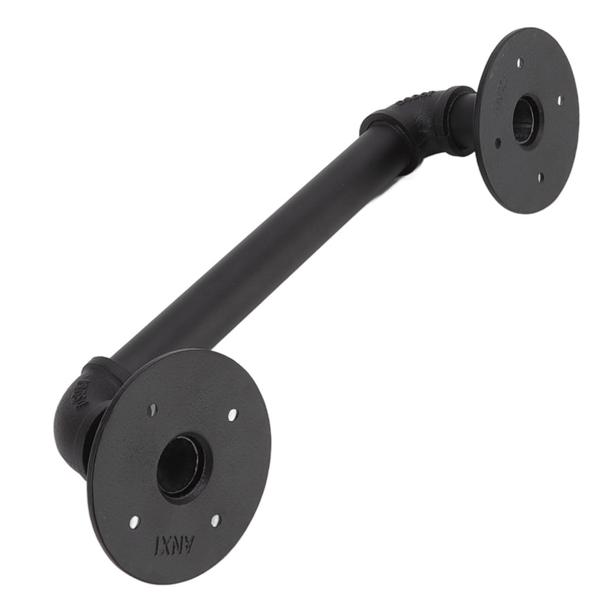 Door Pull Handle Simple Industrial Retro European Style Black Iron Decorative Practical Barn Door Handle for Home