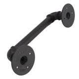 Door Pull Handle Simple Industrial Retro European Style Black Iron Decorative Practical Barn Door Handle for Home