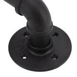 Door Pull Handle Simple Industrial Retro European Style Black Iron Decorative Practical Barn Door Handle for Home