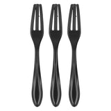 3Set Door Handles Thickened Cutlery Tableware Shaped Cabinet Pulls for Drawer Wardrobe Bookshelves Black Fork - Extra Image