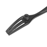 3Set Door Handles Thickened Cutlery Tableware Shaped Cabinet Pulls for Drawer Wardrobe Bookshelves Black Fork