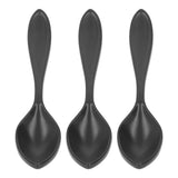3Set Door Handles Thickened Cutlery Tableware Shaped Cabinet Pulls for Drawer Wardrobe Bookshelves Black Spoon - Low Angle