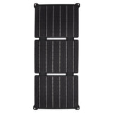 21W Foldable Solar Panel IPX6 Waterproof USB DC Output Portable Solar Cell Charger for Phone Mobile Power 5V 12V