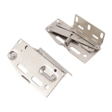 2 Sets Cabinet Door Hinges 45 Degrees Down Flip Door Scissor Spring Hinge Furniture Hardware Accessories - Front View