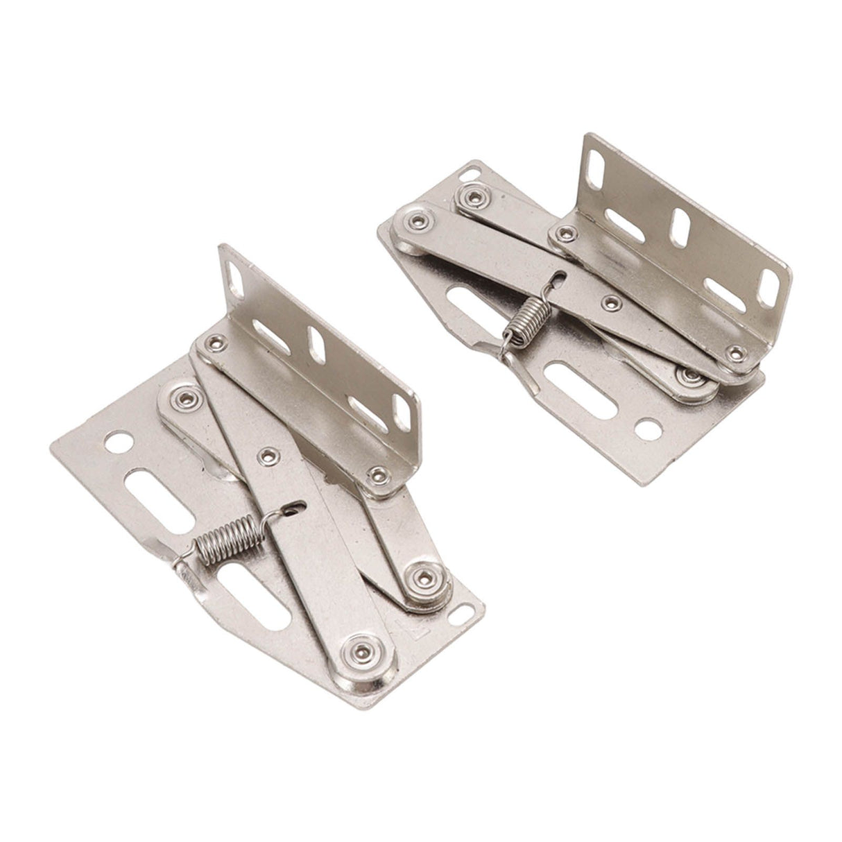 2 Sets Cabinet Door Hinges 45 Degrees Down Flip Door Scissor Spring Hinge Furniture Hardware Accessories
