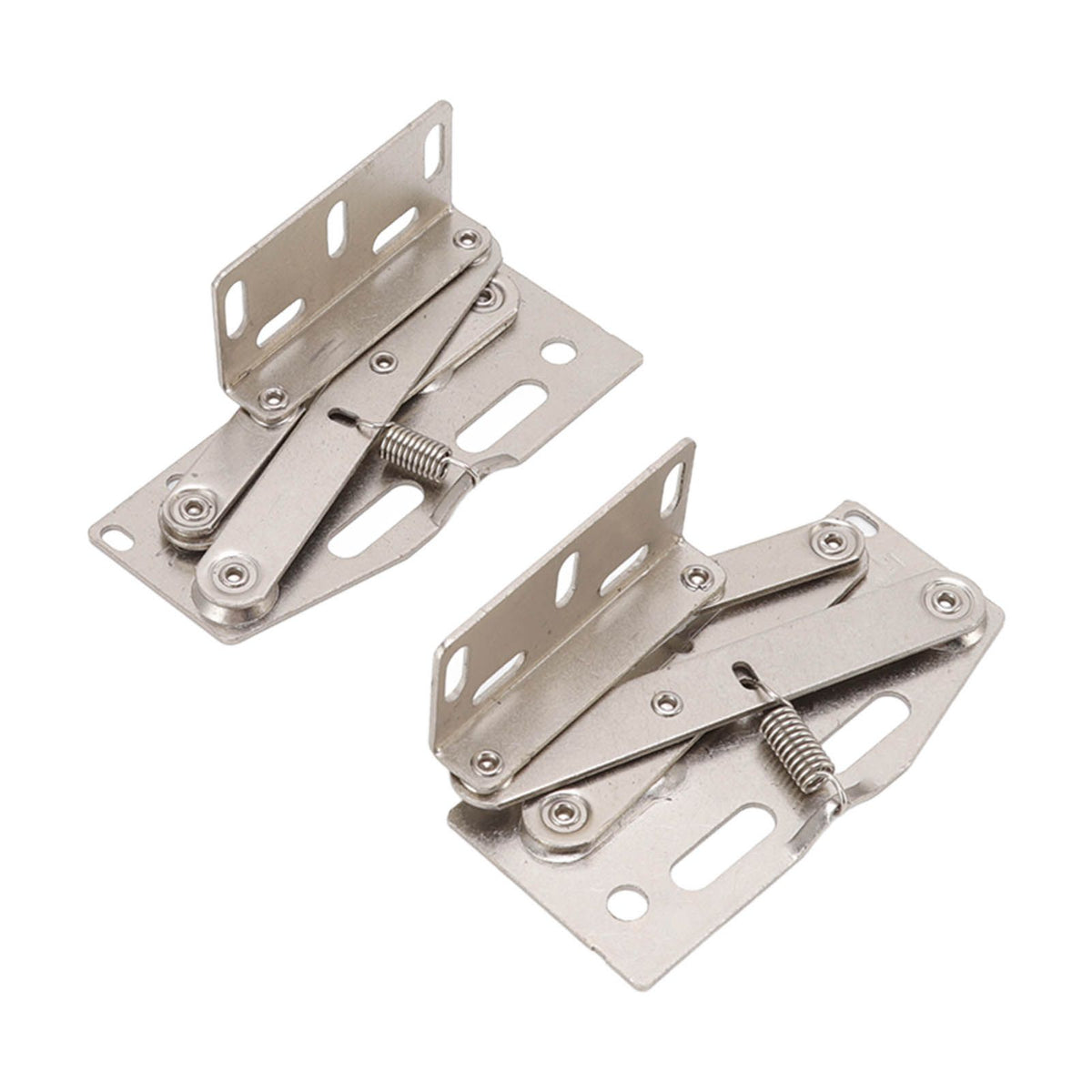 2 Sets Cabinet Door Hinges 45 Degrees Down Flip Door Scissor Spring Hinge Furniture Hardware Accessories