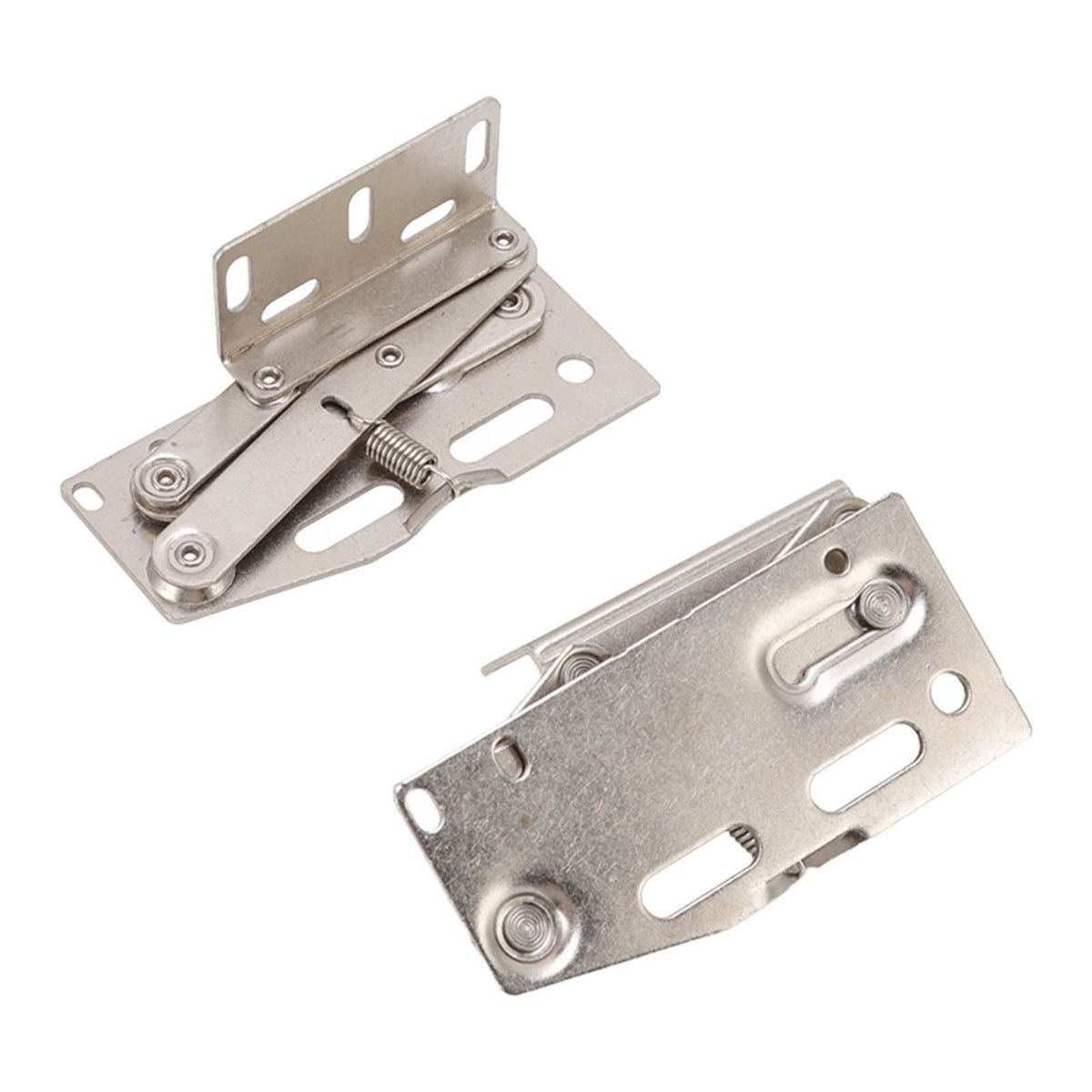 2 Sets Cabinet Door Hinges 45 Degrees Down Flip Door Scissor Spring Hinge Furniture Hardware Accessories