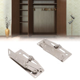 2 Sets Cabinet Door Hinges 45 Degrees Down Flip Door Scissor Spring Hinge Furniture Hardware Accessories