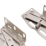 2 Sets Cabinet Door Hinges 45 Degrees Down Flip Door Scissor Spring Hinge Furniture Hardware Accessories - Extra Image