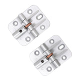 2Pcs 90 Degree Positioning Wardrobe Door Hinge Zinc Alloy 180 Degree Limit Door Hinges for Cabinets Cupboard