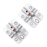 2Pcs 90 Degree Positioning Wardrobe Door Hinge Zinc Alloy 180 Degree Limit Door Hinges for Cabinets Cupboard