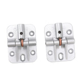 2Pcs 90 Degree Positioning Wardrobe Door Hinge Zinc Alloy 180 Degree Limit Door Hinges for Cabinets Cupboard