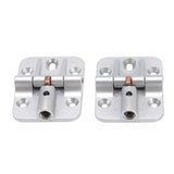 2Pcs 90 Degree Positioning Wardrobe Door Hinge Zinc Alloy 180 Degree Limit Door Hinges for Cabinets Cupboard - Close-Up Angle