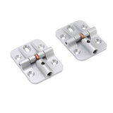 2Pcs 90 Degree Positioning Wardrobe Door Hinge Zinc Alloy 180 Degree Limit Door Hinges for Cabinets Cupboard - Low Angle