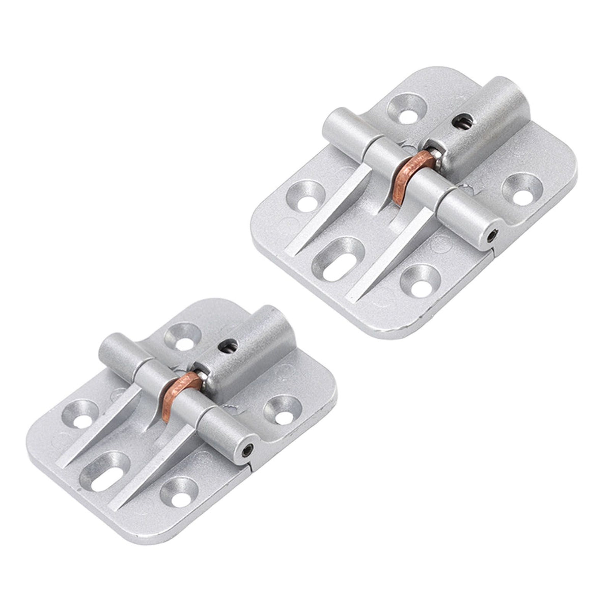 2Pcs 90 Degree Positioning Wardrobe Door Hinge Zinc Alloy 180 Degree Limit Door Hinges for Cabinets Cupboard