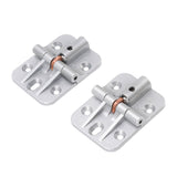 2Pcs 90 Degree Positioning Wardrobe Door Hinge Zinc Alloy 180 Degree Limit Door Hinges for Cabinets Cupboard