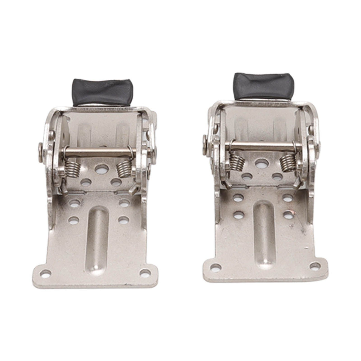 2Pcs Folding Hinges Zinc Alloy 180 Degree Self Locking Hinge Set Hardware for Cabinet Wardrobe Door Table