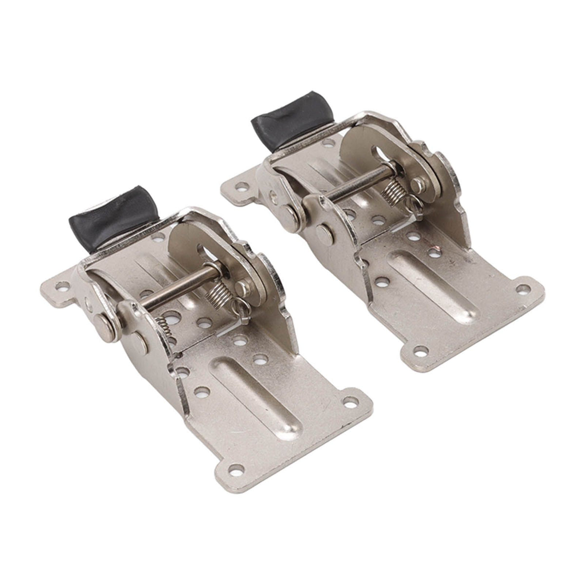 2Pcs Folding Hinges Zinc Alloy 180 Degree Self Locking Hinge Set Hardware for Cabinet Wardrobe Door Table