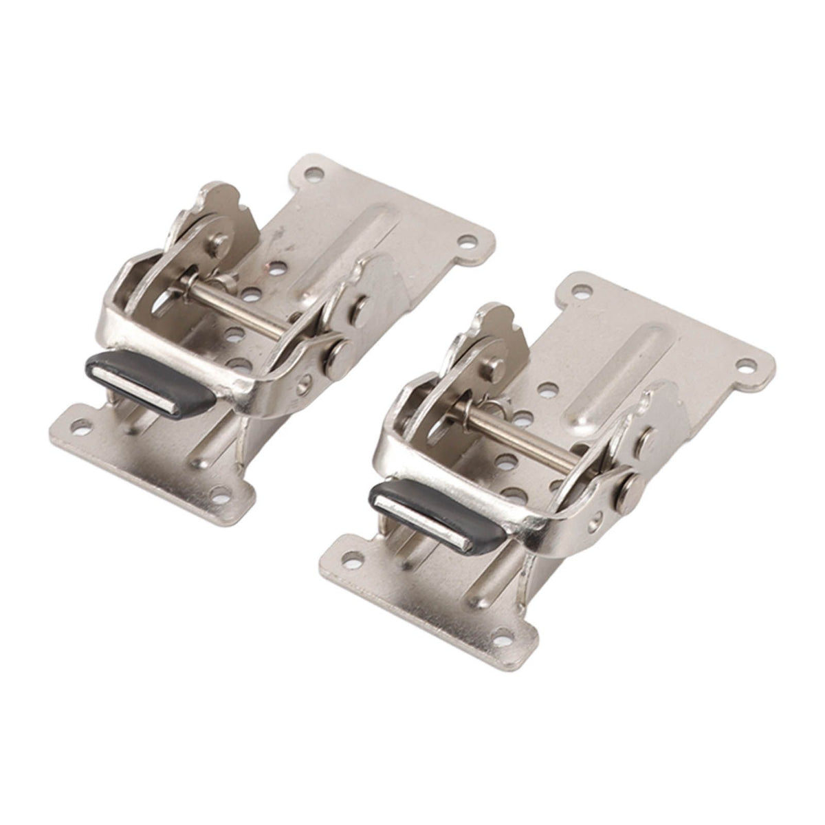 2Pcs Folding Hinges Zinc Alloy 180 Degree Self Locking Hinge Set Hardware for Cabinet Wardrobe Door Table