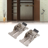 2Pcs Folding Hinges Zinc Alloy 180 Degree Self Locking Hinge Set Hardware for Cabinet Wardrobe Door Table - Extra Image