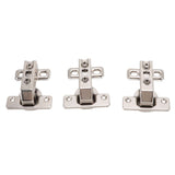 3Pcs Folding Hinges Zinc Alloy 180 Degree Integral Short Arm Hinge Set Hardware for Cabinet Wardrobe Door Table