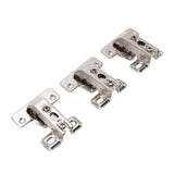 3Pcs Folding Hinges Zinc Alloy 180 Degree Integral Short Arm Hinge Set Hardware for Cabinet Wardrobe Door Table - Close-Up Angle