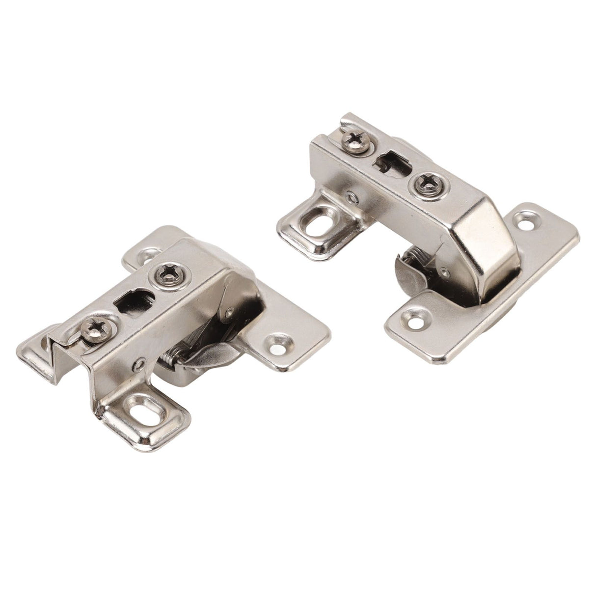 3Pcs Folding Hinges Zinc Alloy 180 Degree Integral Short Arm Hinge Set Hardware for Cabinet Wardrobe Door Table