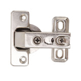 3Pcs Folding Hinges Zinc Alloy 180 Degree Integral Short Arm Hinge Set Hardware for Cabinet Wardrobe Door Table