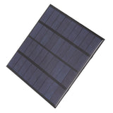 9V 2W Mini Solar Panel Polysilicon Epoxy Encapsulated Solar Panel Charger for DIY Battery Tool - Top-Down View