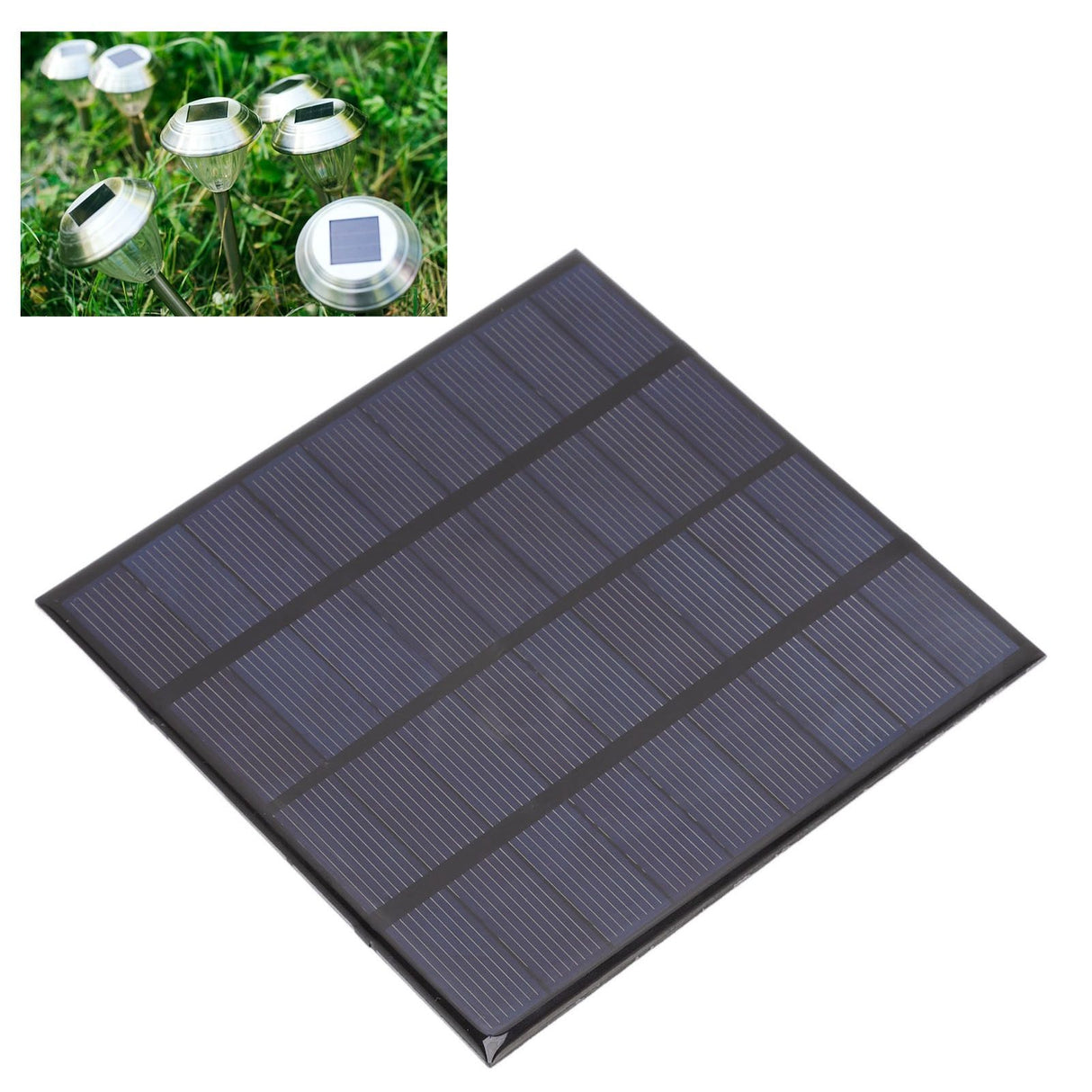 9V 2W Mini Solar Panel Polysilicon Epoxy Encapsulated Solar Panel Charger for DIY Battery Tool