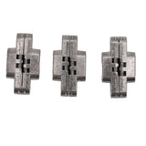 3 Pcs 43mm Mini Door Lock Hinges Invisible 180 Degree Zinc Alloy Cross Hinge for Cabinet Jewel Box