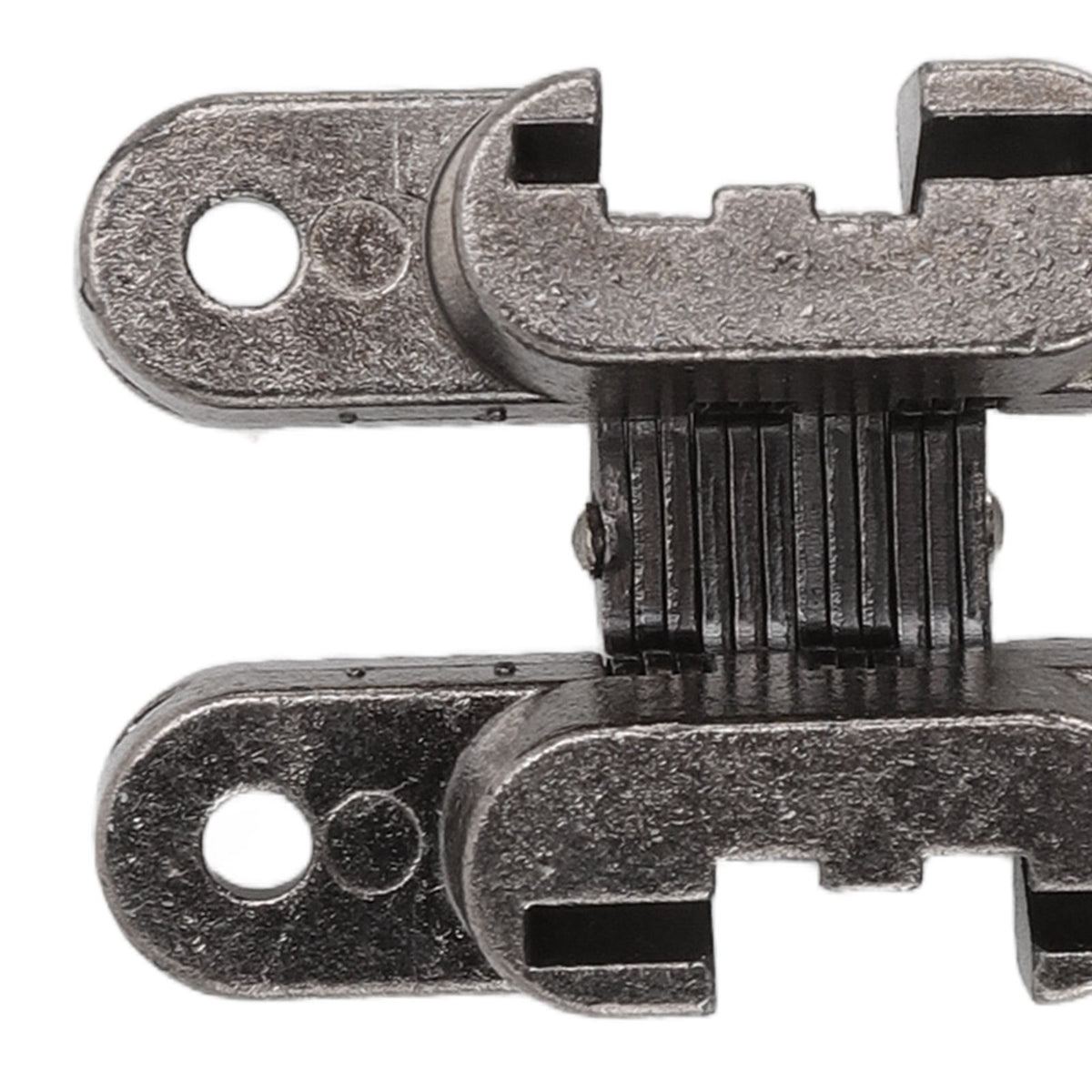 3 Pcs 43mm Mini Door Lock Hinges Invisible 180 Degree Zinc Alloy Cross Hinge for Cabinet Jewel Box